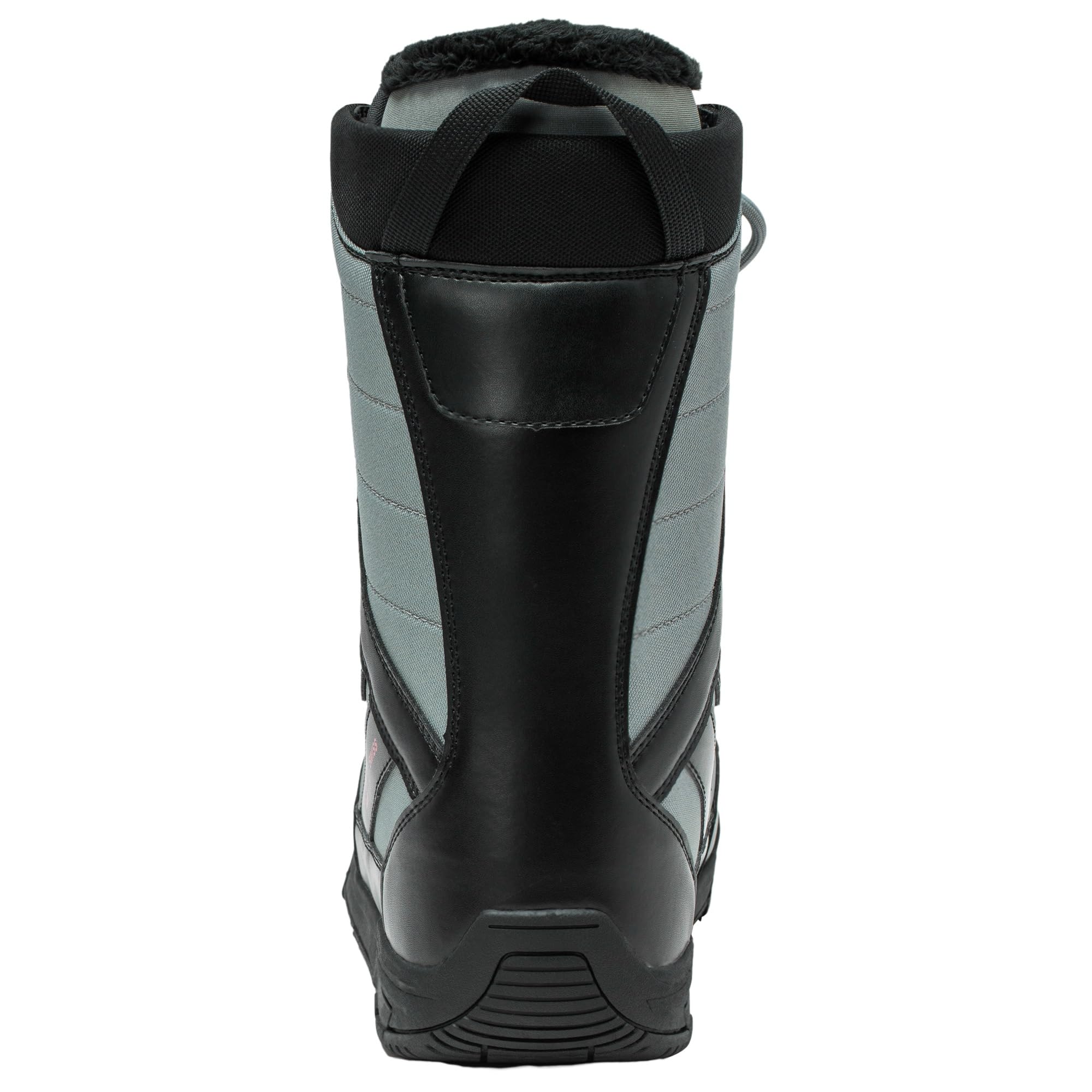 Alpine Swiss boots worn on snow showing medium flex performance and real-world durability