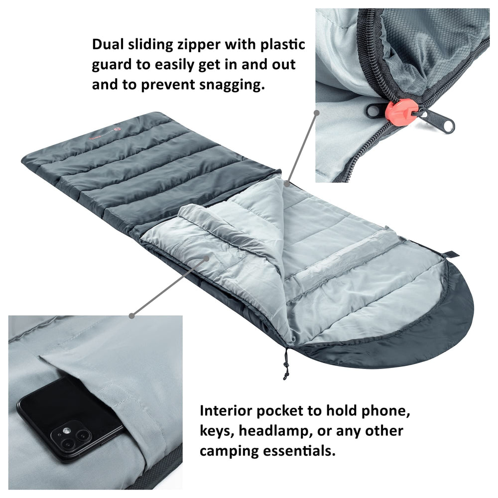 Alpine Swiss interior brushed lining with pocket providing soft feel and secure storage