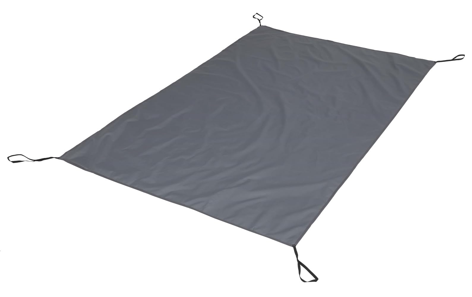 ALPS Mountaineering front view footprint showing full charcoal protection and easy placement