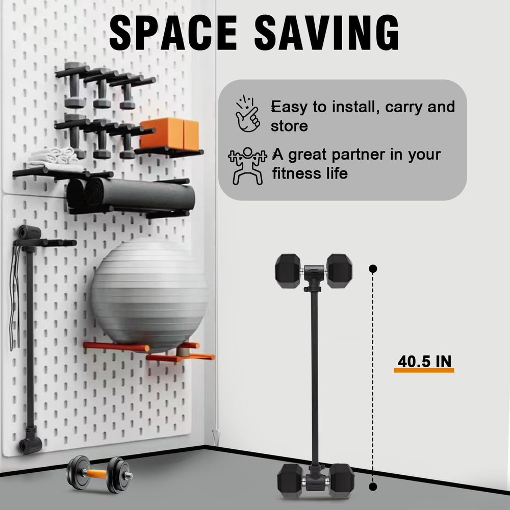 ALS AILISUO in a home gym lifestyle photo demonstrating workout versatility benefit