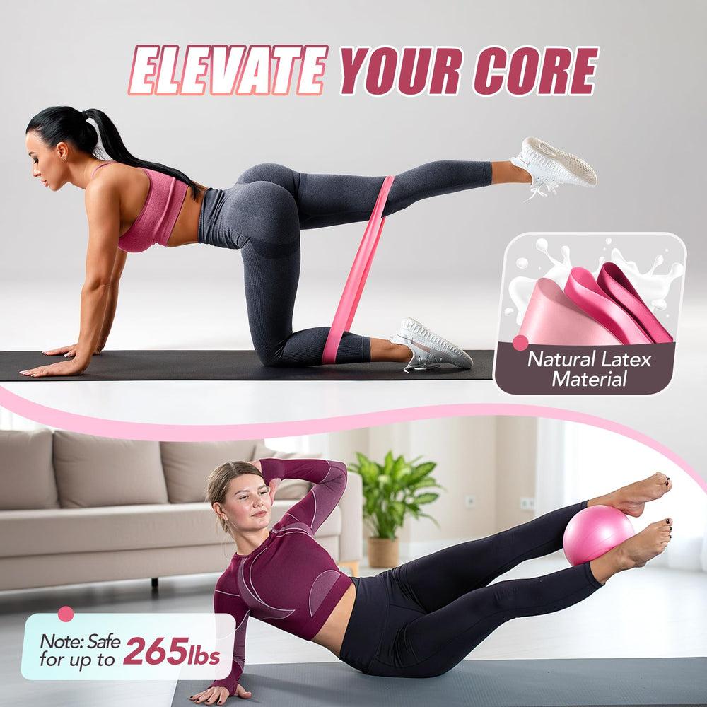 ALongSong kit in use with woman performing Pilates exercise for progressive training