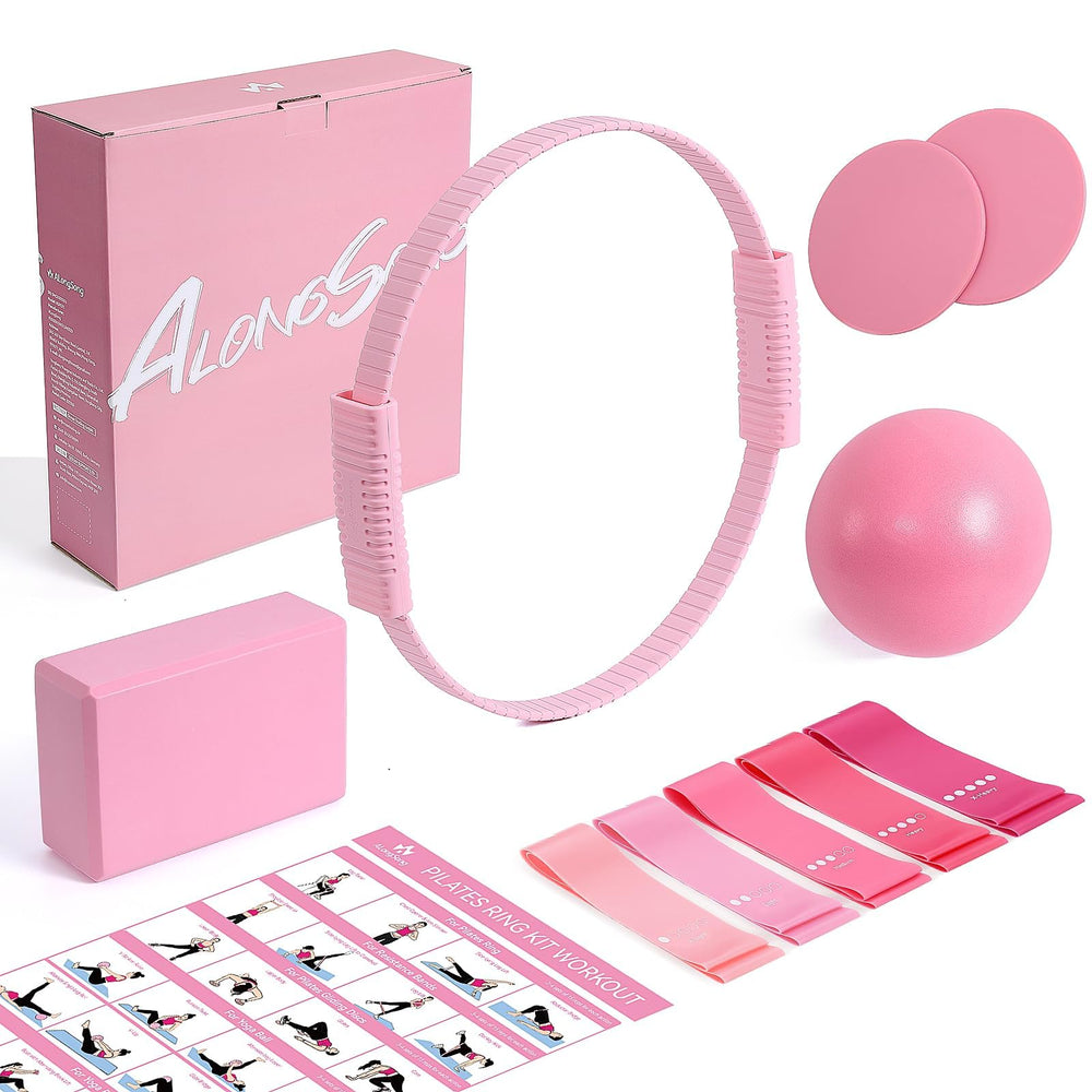 ALongSong kit front packaging showing all included workout tools and convenience