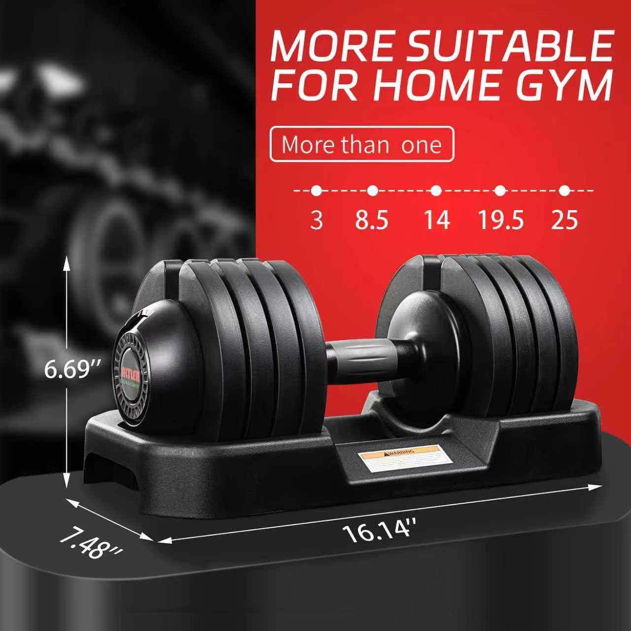 ALTLER dumbbells used for lunges illustrating versatile full-body training