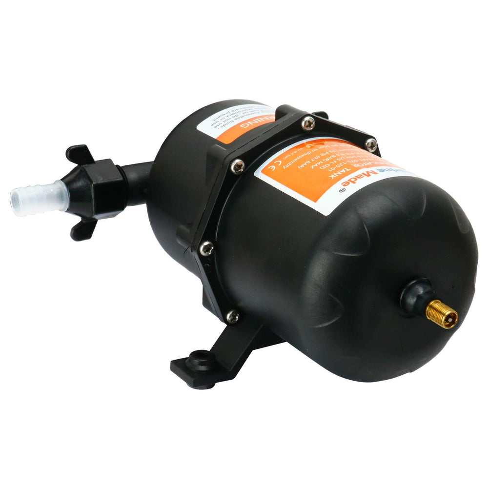 Amarine Made being checked with pressure gauge, simplifies pre-charge verification