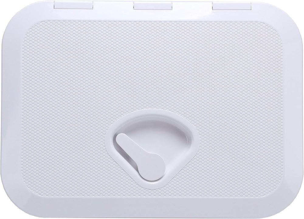 Amarine Made hinge and recessed handle detail for smooth 180° opening and secure grip