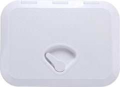 Amarine Made hinge and recessed handle detail for smooth 180° opening and secure grip