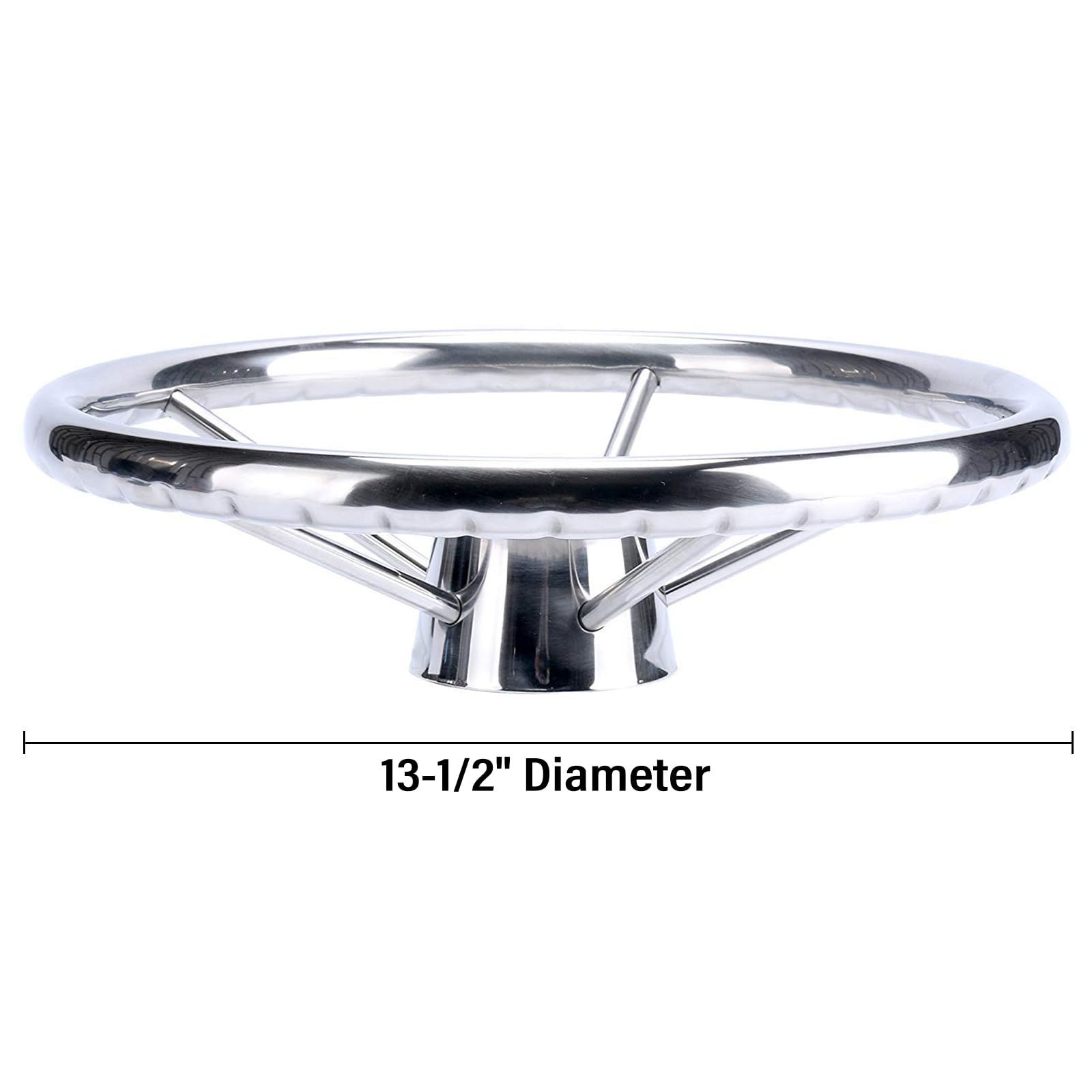 Amarine Made installed on helm in use demonstrating compact fit and control