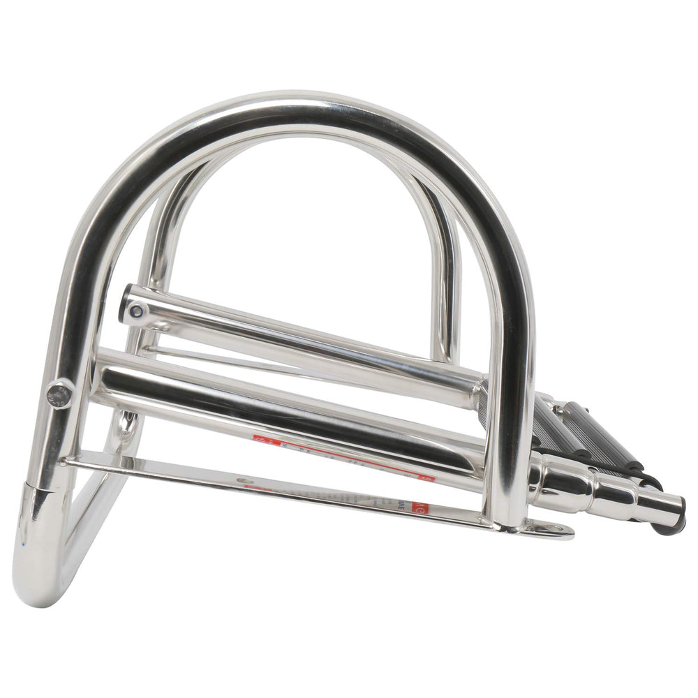 Amarine Made handrail detail highlighting tall ergonomic rails for confident support
