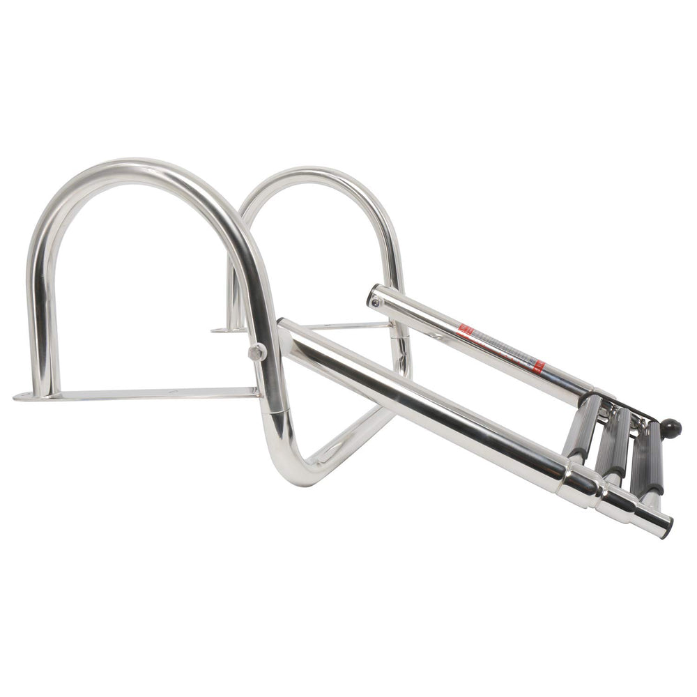 Amarine Made installation hardware and hinge showing robust attachment points