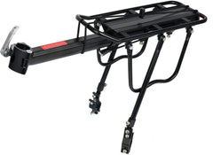 Amarine Made rear rack front view showing sturdy platform benefit: secure cargo support