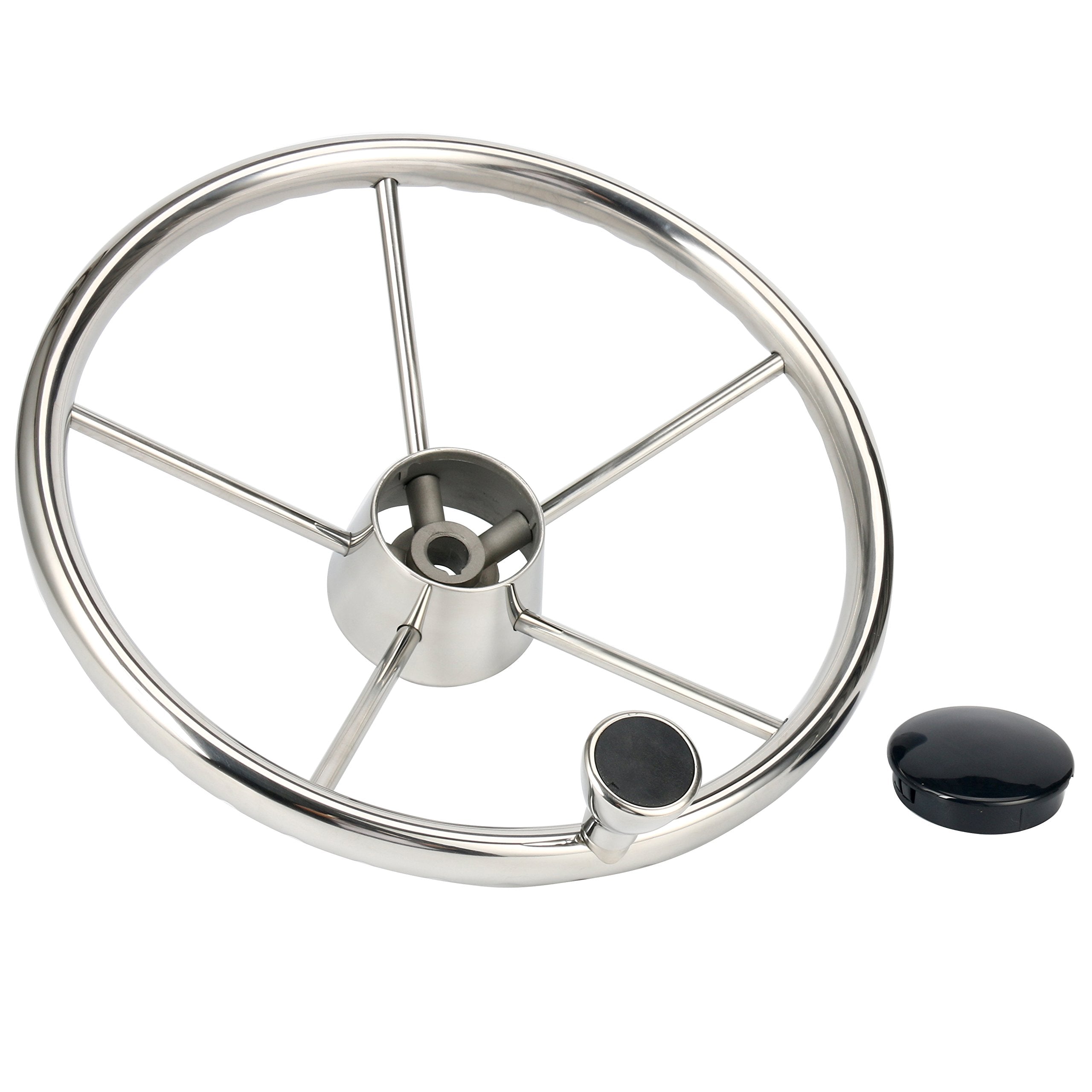 Amarine Made side profile showing 3 3/8" depth for comfortable grip reach and ergonomics