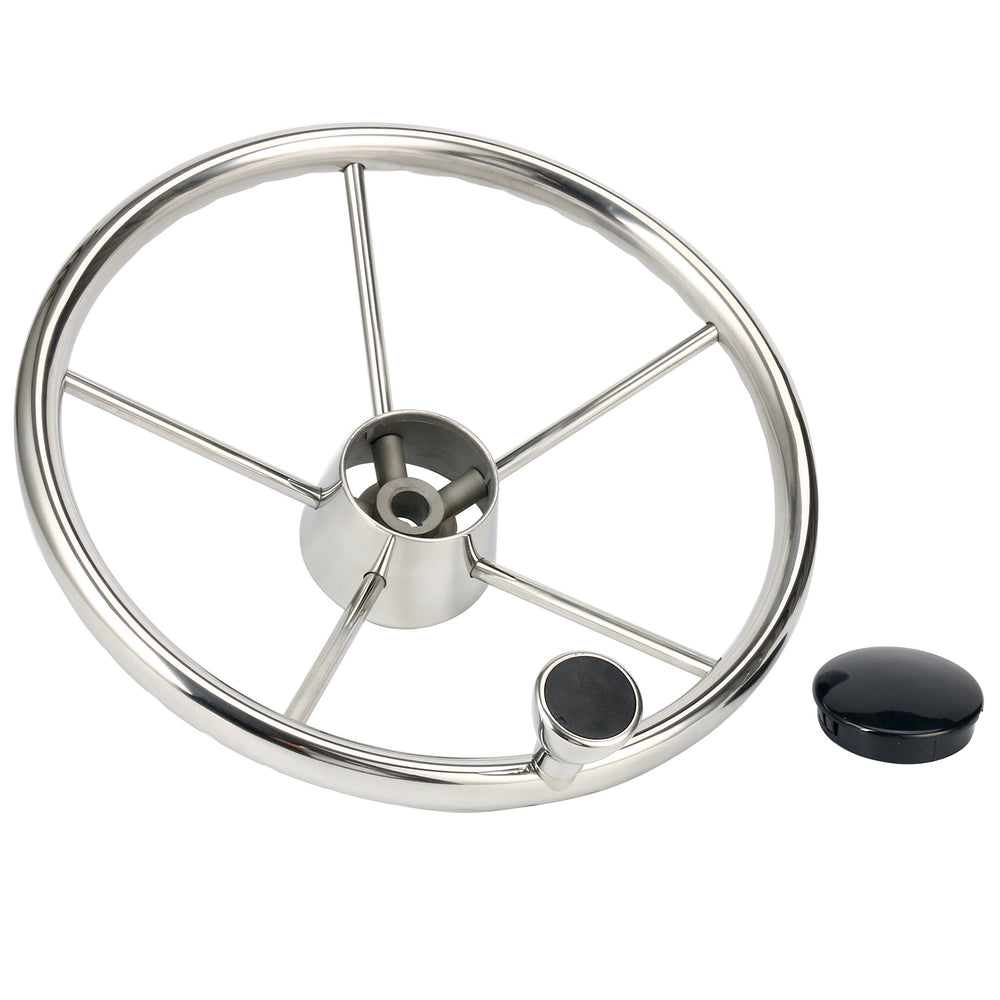 Amarine Made side profile showing 3 3/8" depth for comfortable grip reach and ergonomics