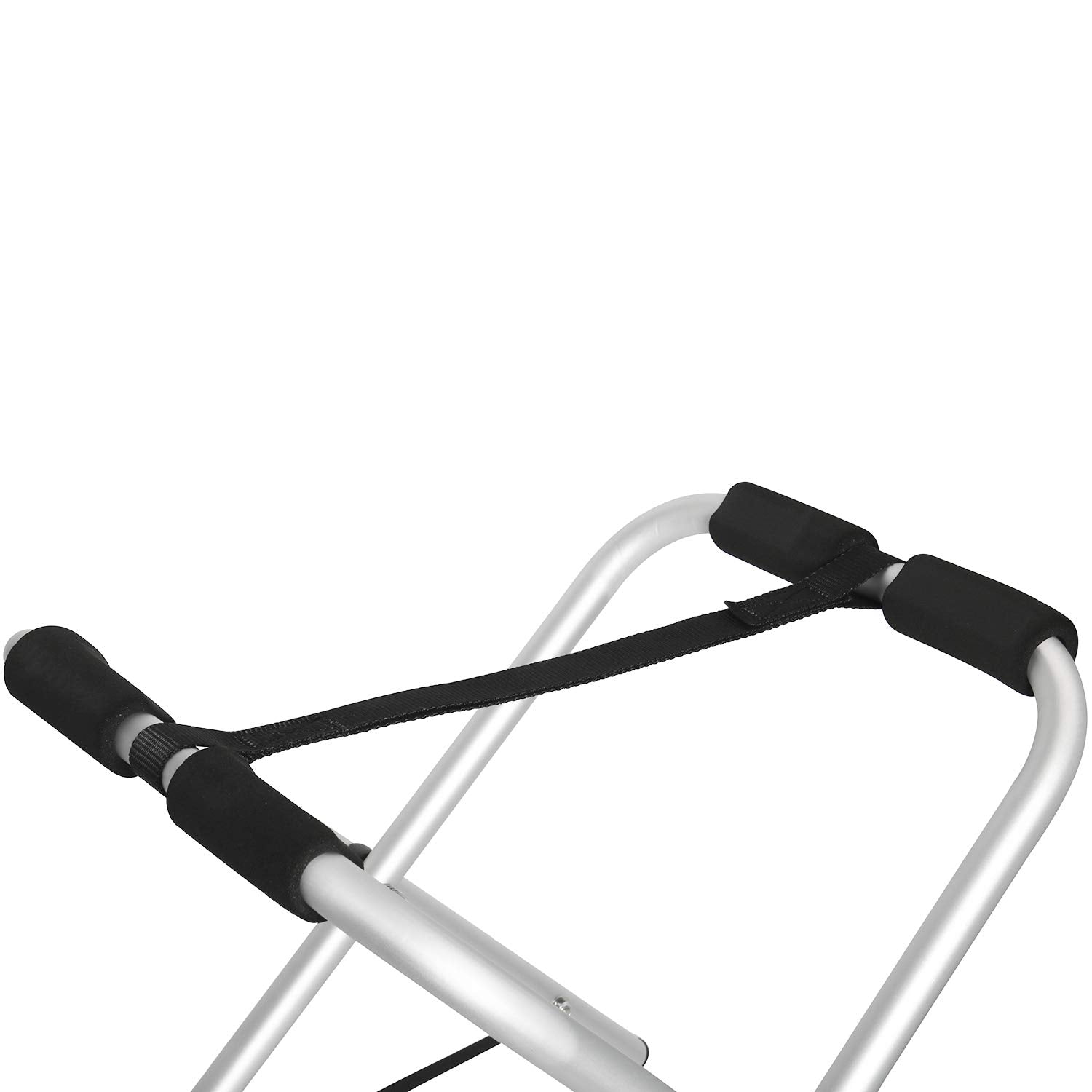 Amarine Made strap and auto-lock detail securing open position for safety