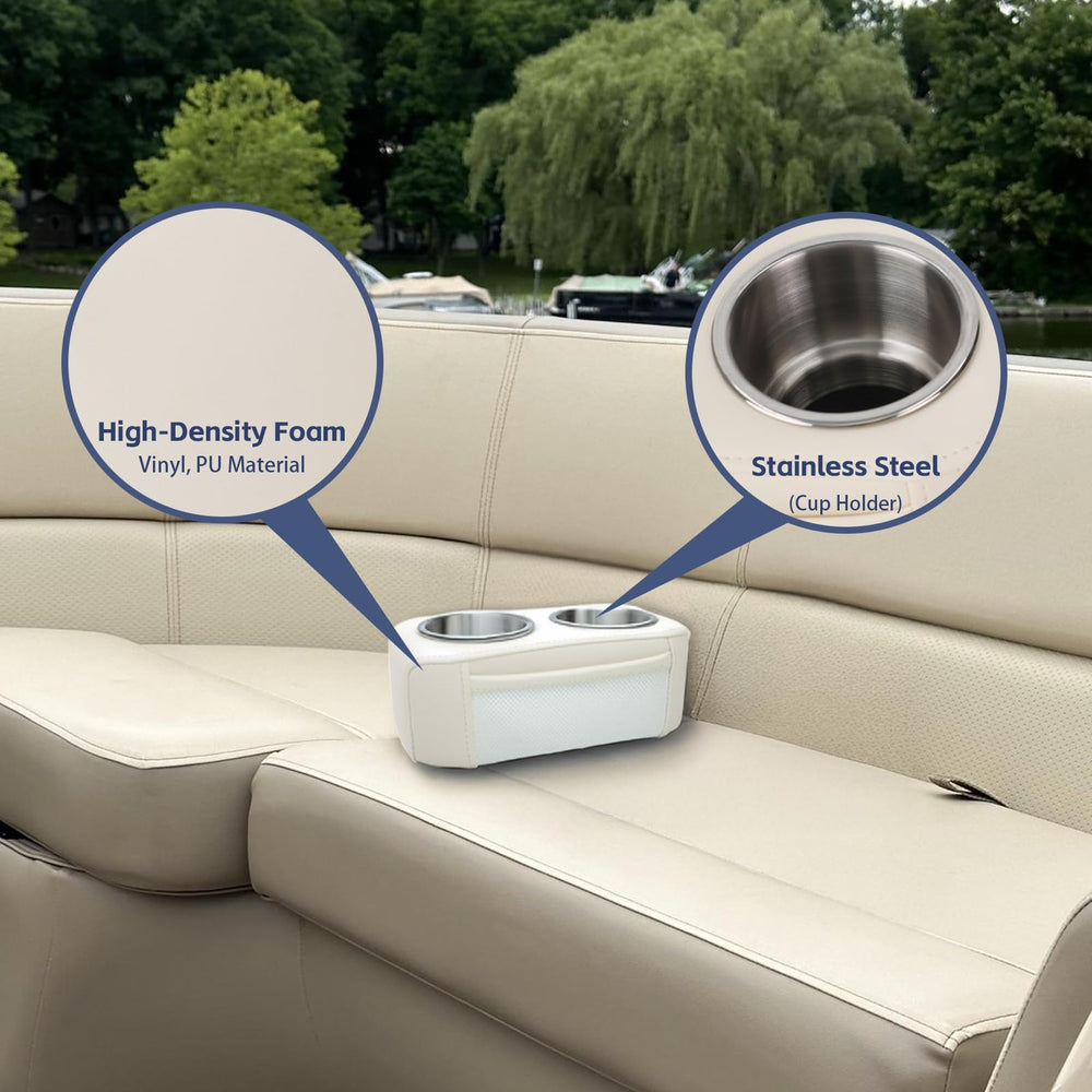 AmarinePlay marine-grade PU and vinyl texture closeup showing durable waterproof construction