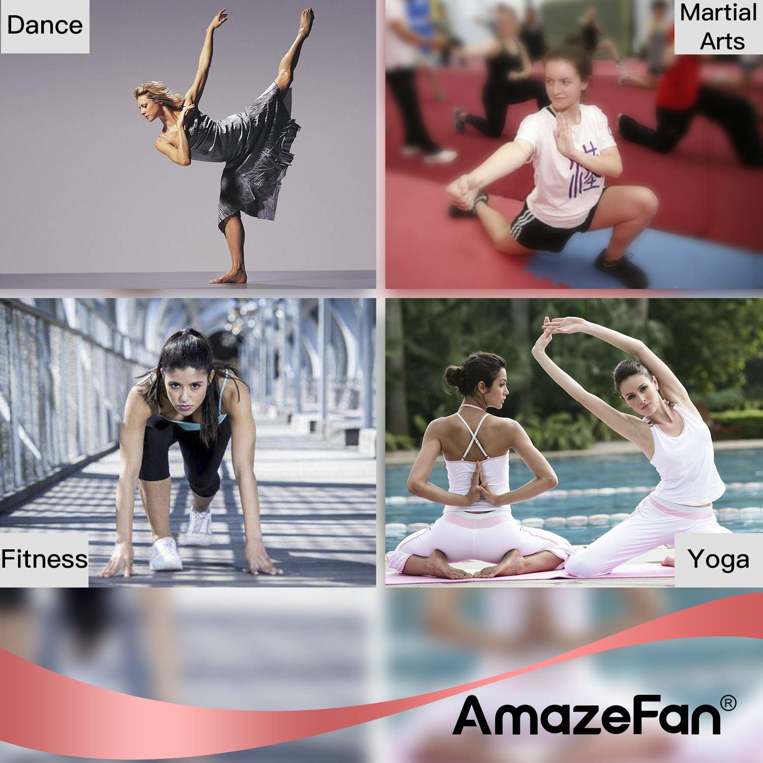 AmazeFan folded stretcher with storage bag illustrating portability for studio and travel