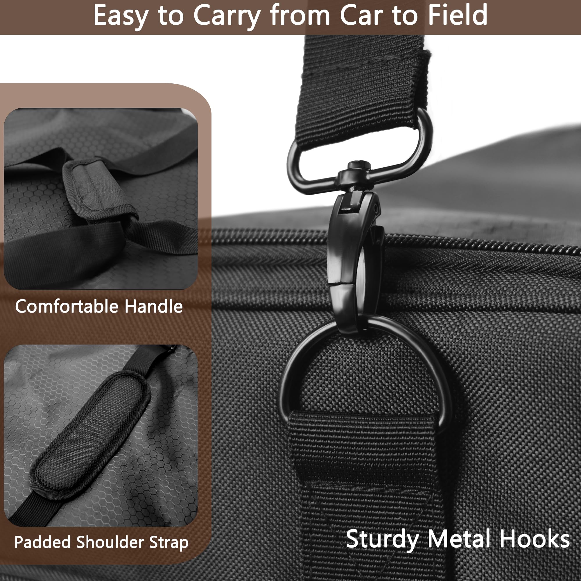 Amazing Fair bag in car trunk illustrating compact storage and transportability
