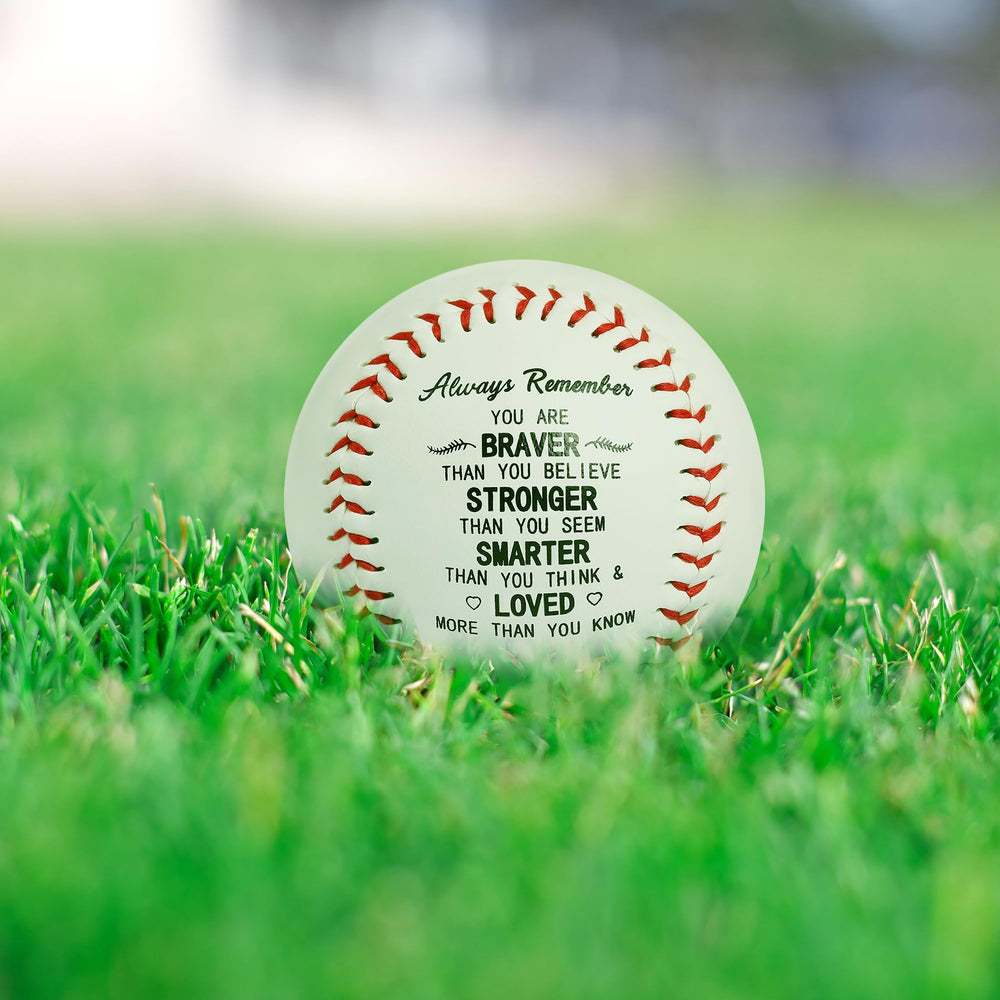 AMAZINGSUN baseball displayed on shelf and desk, enhances room decor