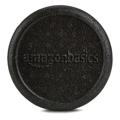 Amazon Basics foam roller side profile demonstrating molded edges and shape retention