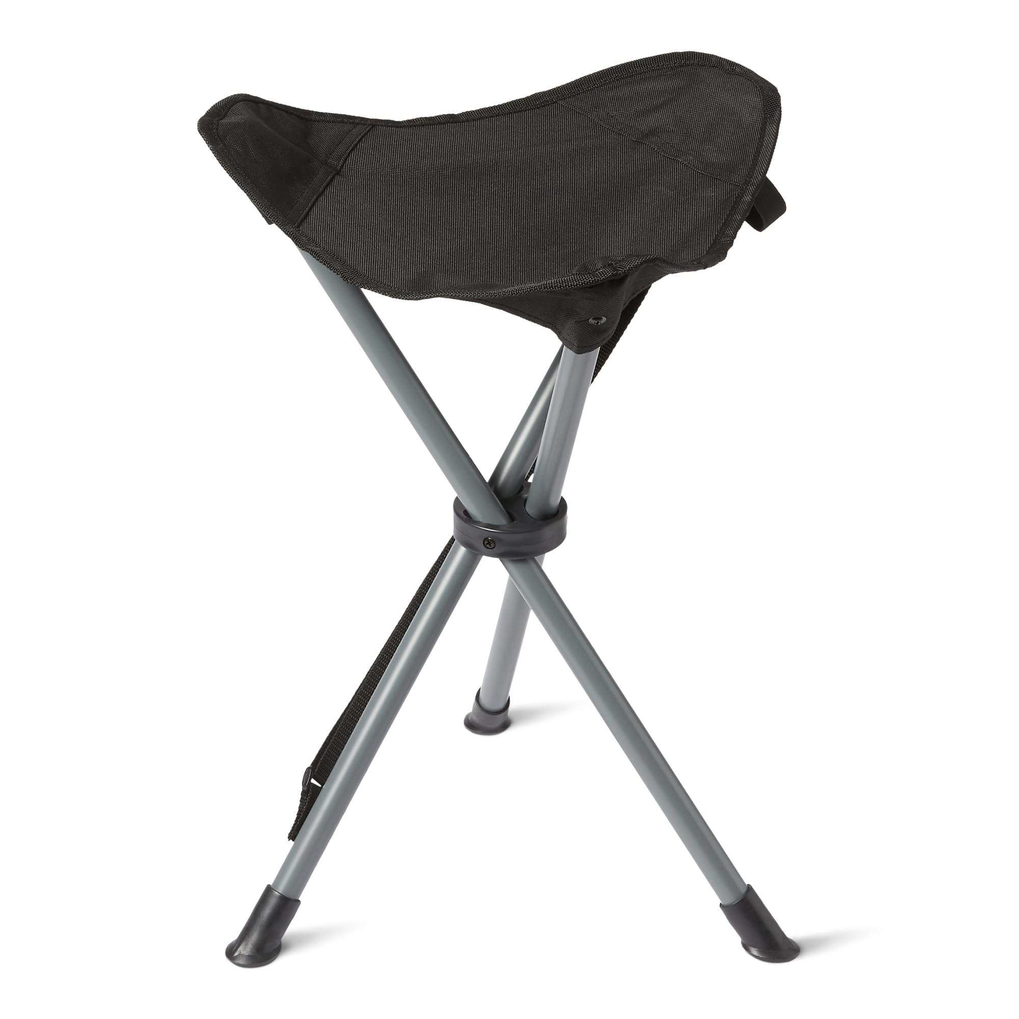 Amazon Basics front view of stool showing stability and quick setup benefit