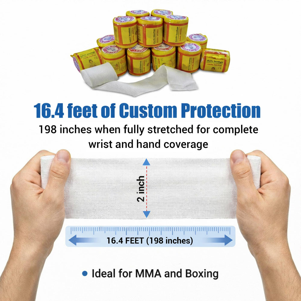 Ambra LeRoy unrolled bandage showing full stretched length for customizable coverage