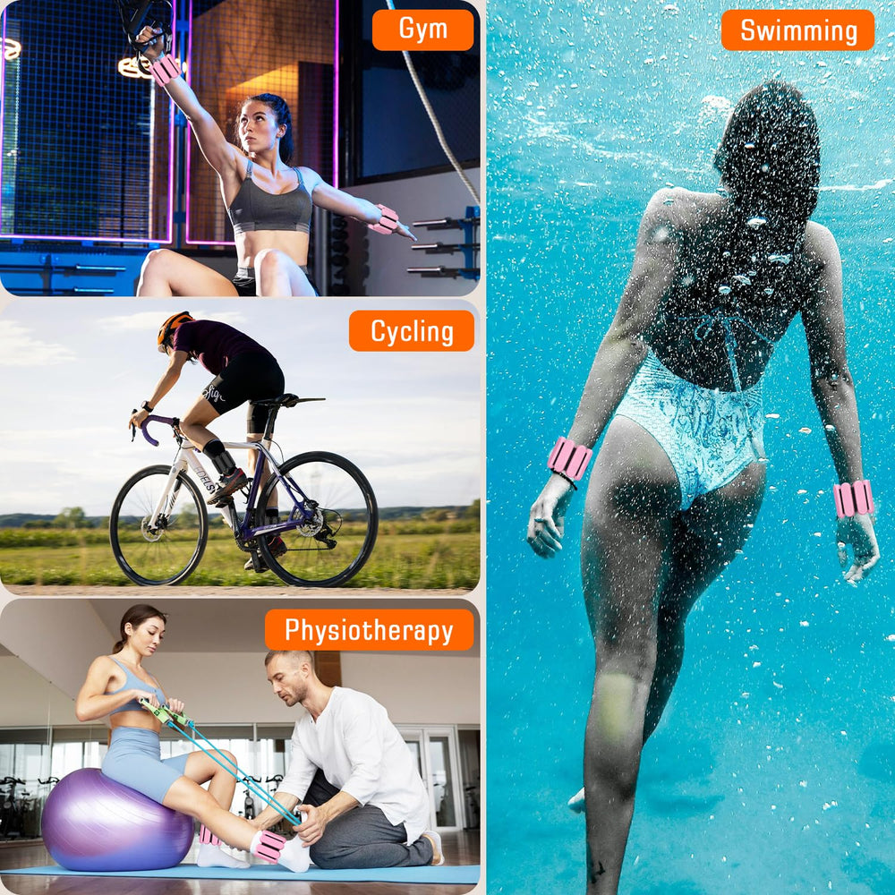 AMORIX weights in outdoor walking scene illustrating portability and on-the-go training benefit
