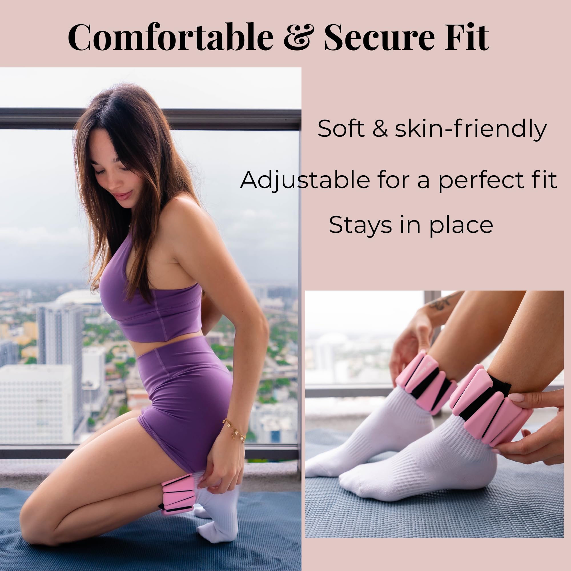 AMOYOU close-up of silicone texture and Velcro strap for skin-friendly, secure fit