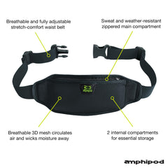 Amphipod open zip compartment displaying dividers and organized storage benefit
