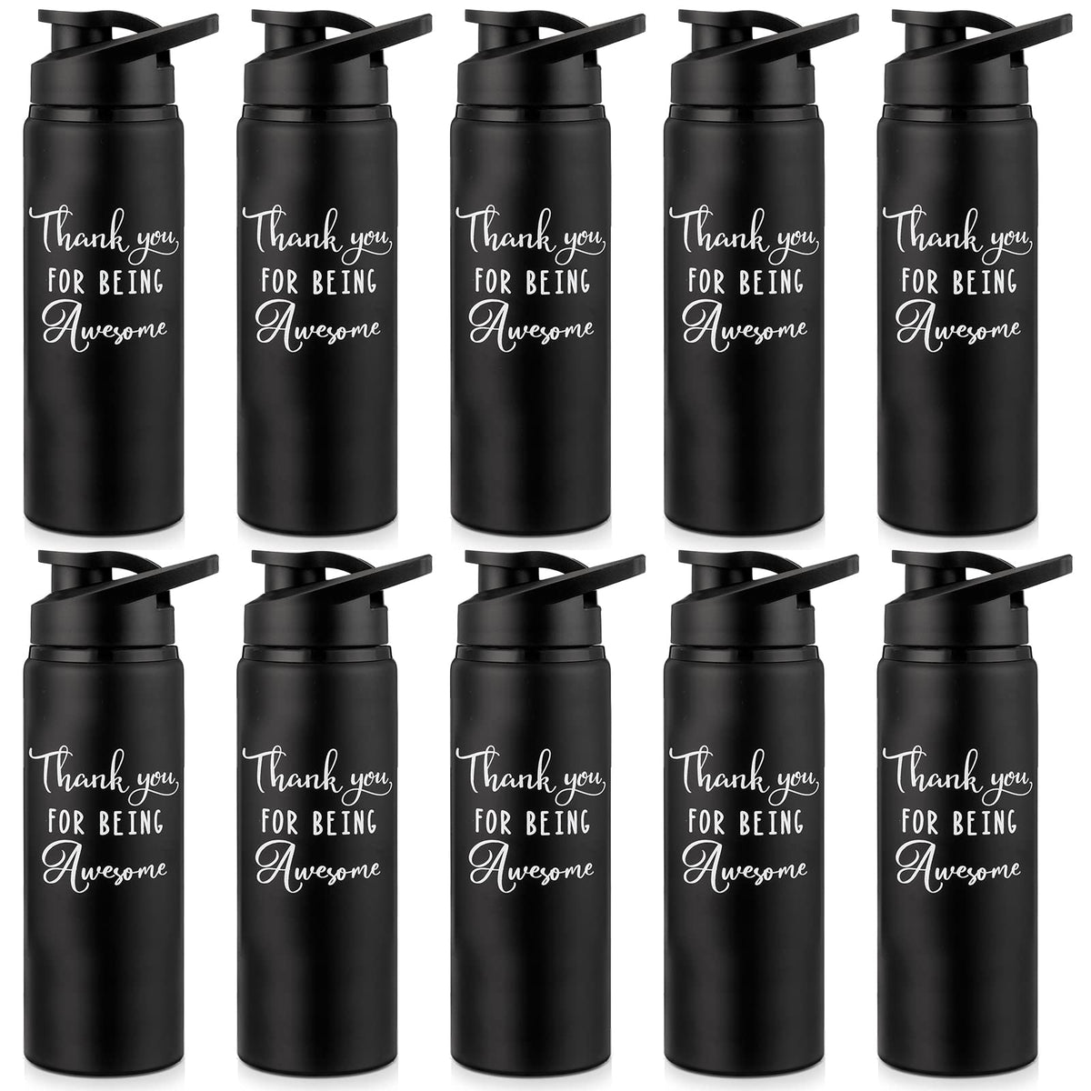 Amyhill front view of black bottle pack showing durable design and gifting appeal