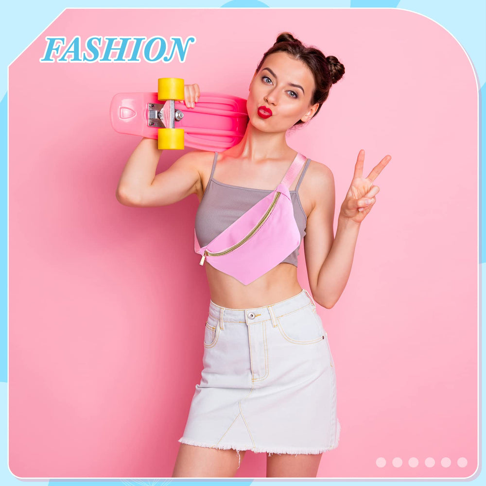 Amylove fanny pack customized with patches showing personalization options