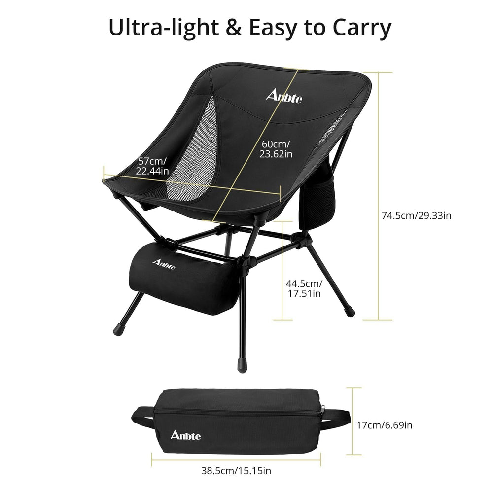 Anbte back angle highlighting extra height for better lumbar support