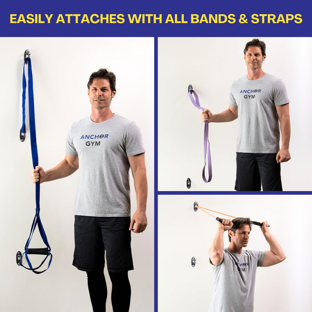 Anchor Gym anchors mounted low mid high offering versatile workout options