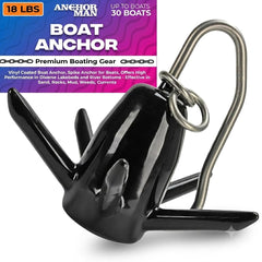 Anchor-Man front view showing anchor shape and vinyl coating for reliable bite
