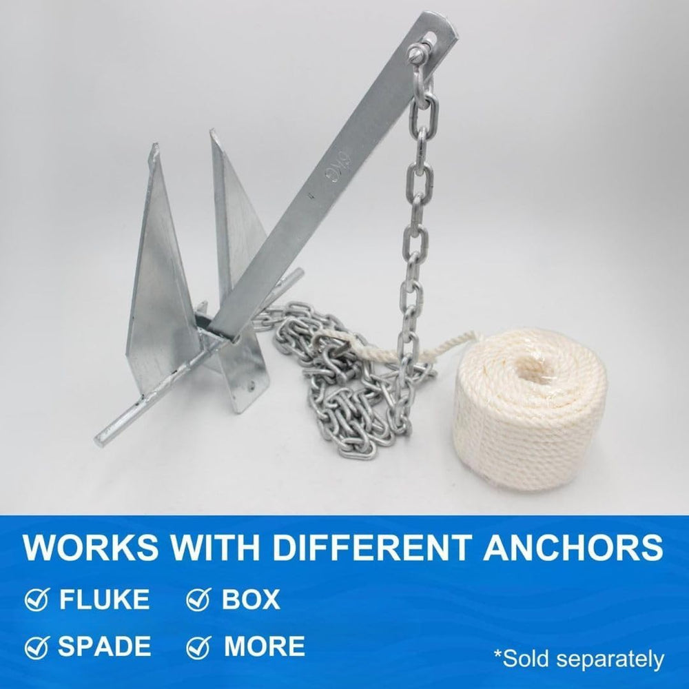 Anchor-Man anchor stowed in locker showing rust-free tidy storage benefit
