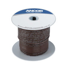 Ancor 102210 front view brown 100ft spool showing label and durable jacket benefit