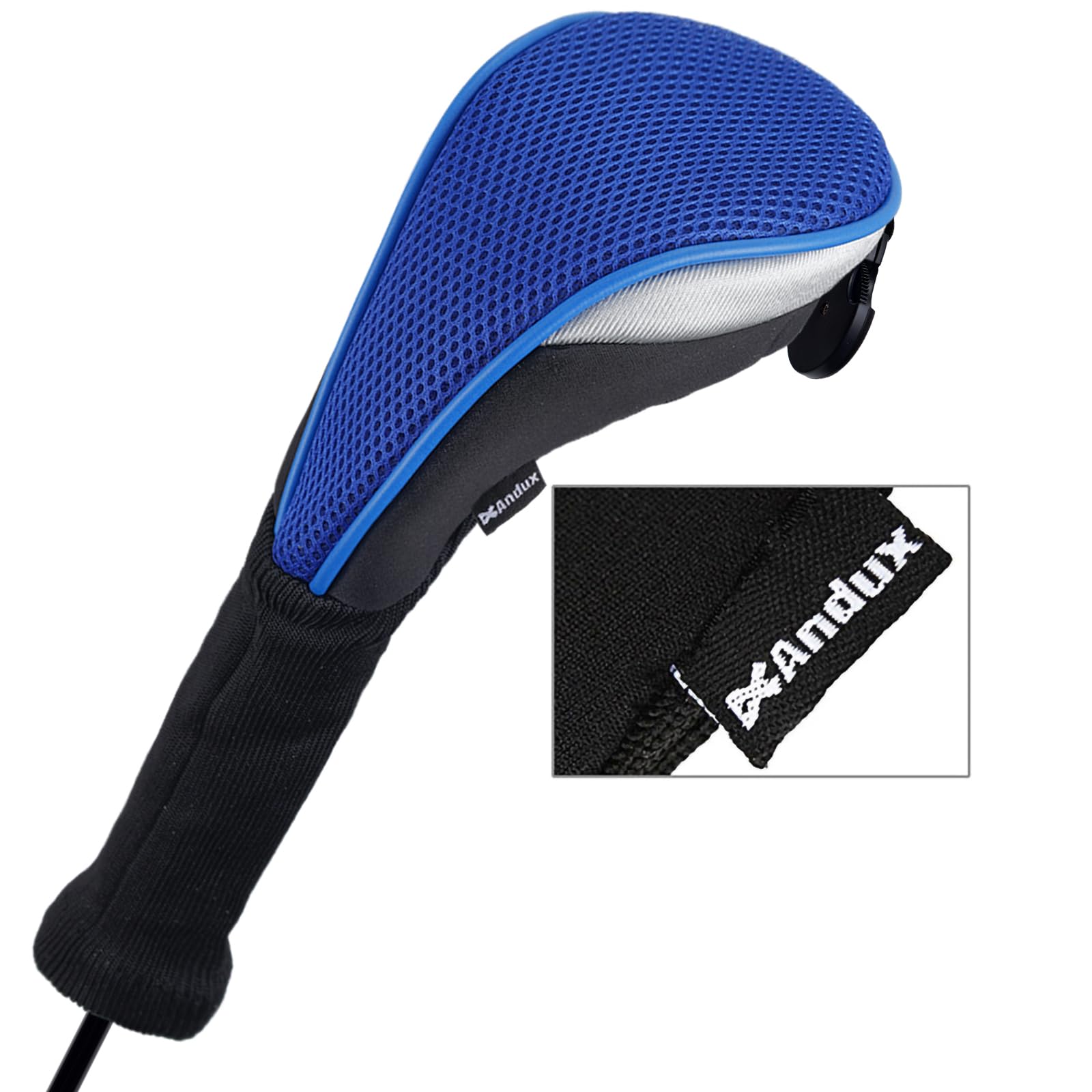 Andux group pack of four blue hybrid covers for multiple clubs