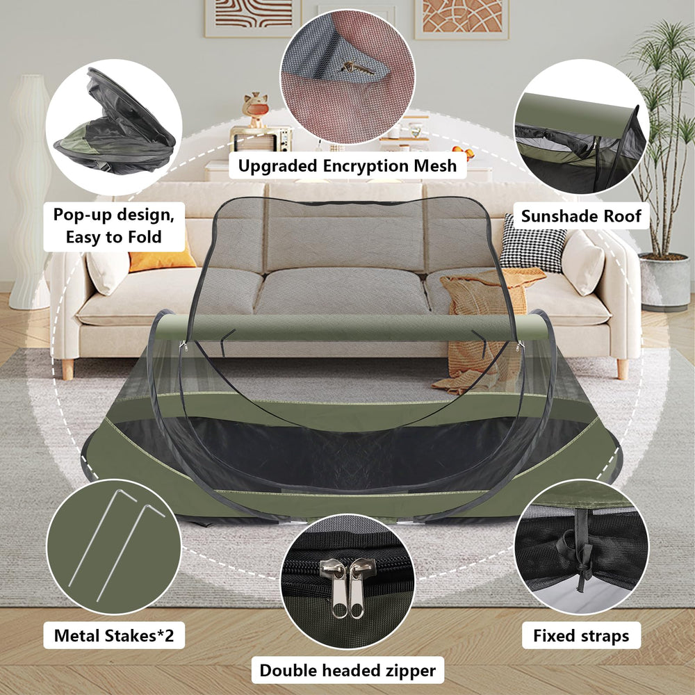 ANGAR folded packed tent compact size ideal for travel and lightweight carry