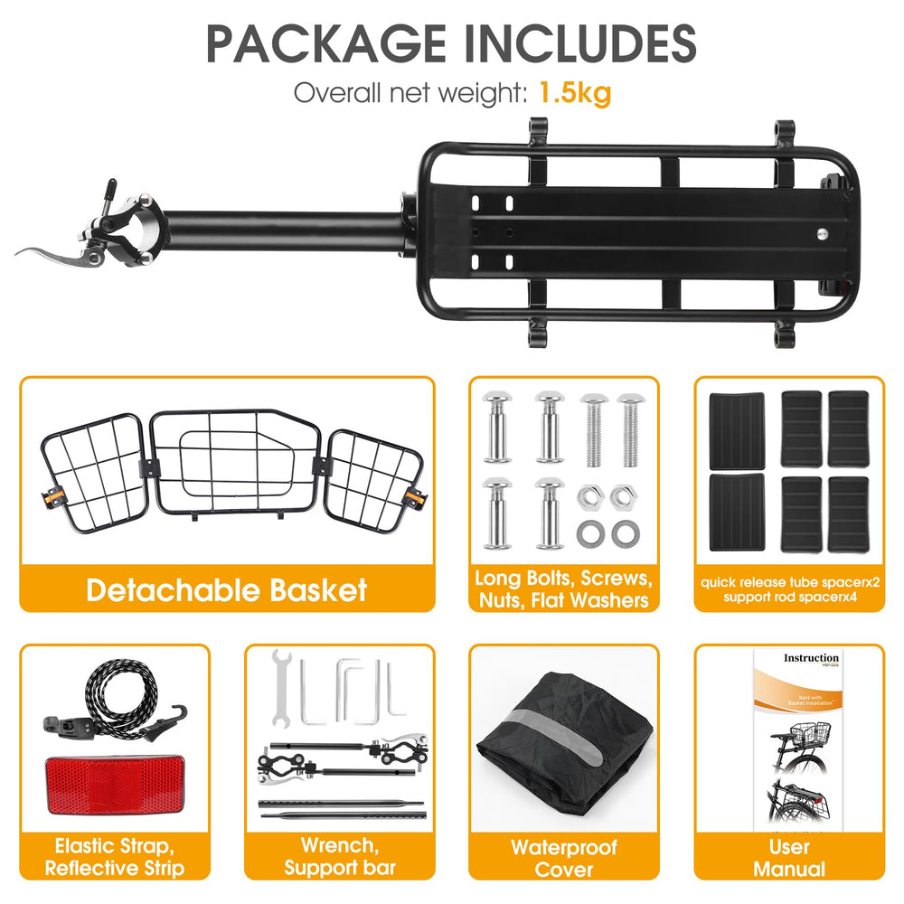 ANGGOER bungee strap secured load keeping groceries stable