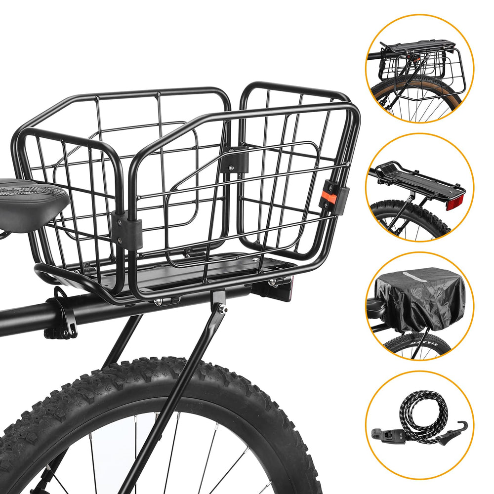 ANGGOER waterproof cover on basket protecting cargo from rain