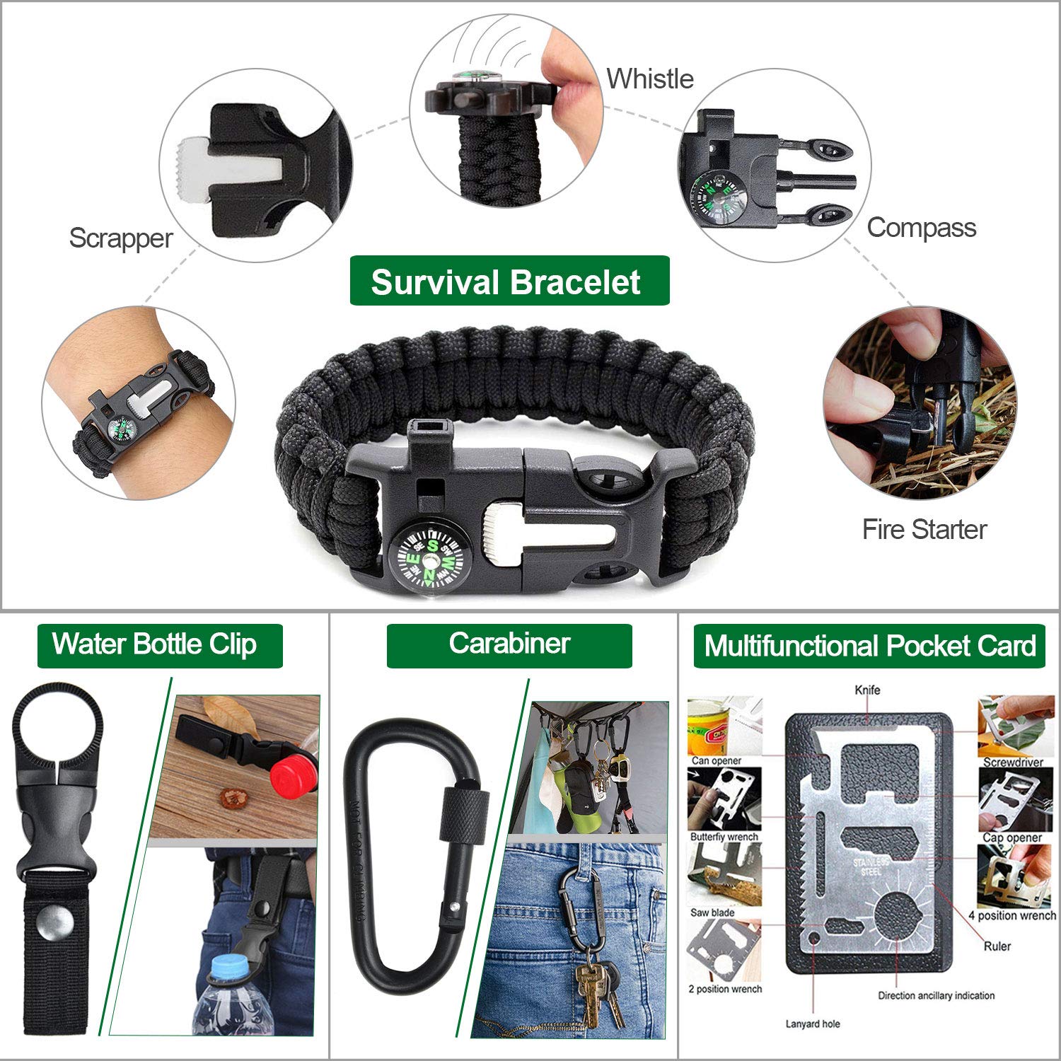 Angieast medical supplies arrangement with bandages and alcohol pads for small-wound care