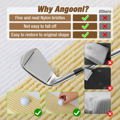 Angooni mat set up in garage for short-game practice, allows consistent indoor training