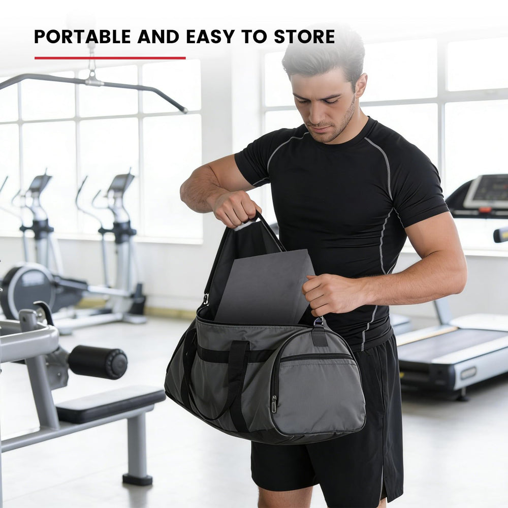 Anicuta in-use with person performing hack squat demonstrating better range of motion