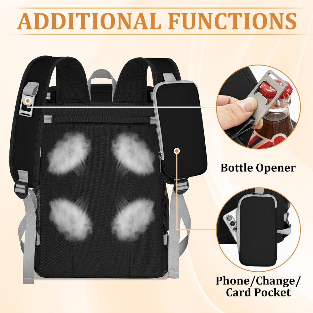ANILD side elastic bottle holders securing wine bottles, stable transport on trails
