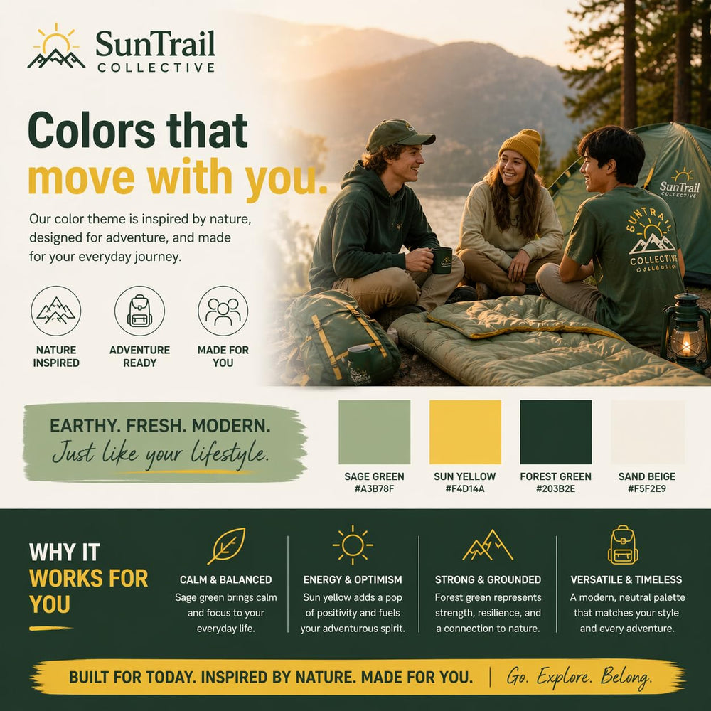 ANJ Outdoors Sleeping bag beside backpack showing travel-ready size comparison