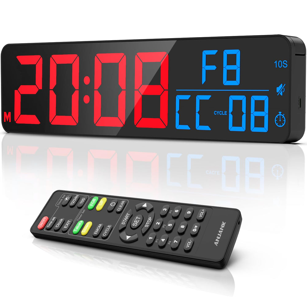 ANJANK front display showing large digits and clear time readout for easy visibility