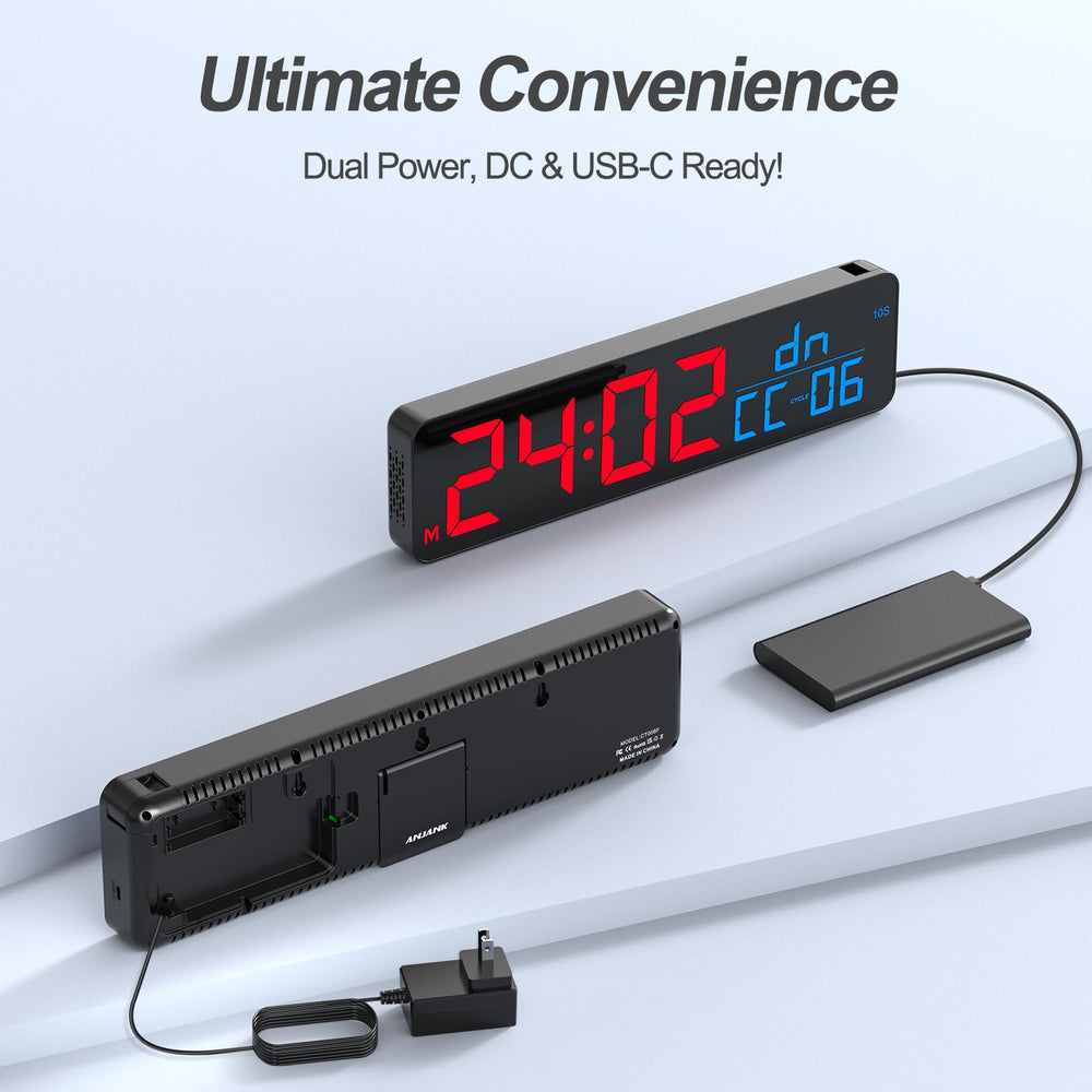 ANJANK USB-C cable and adapter showing convenient power options and portable use