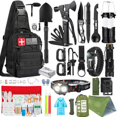 ANJiME front MOLLE pouch showing durable nylon and organization for quick grab