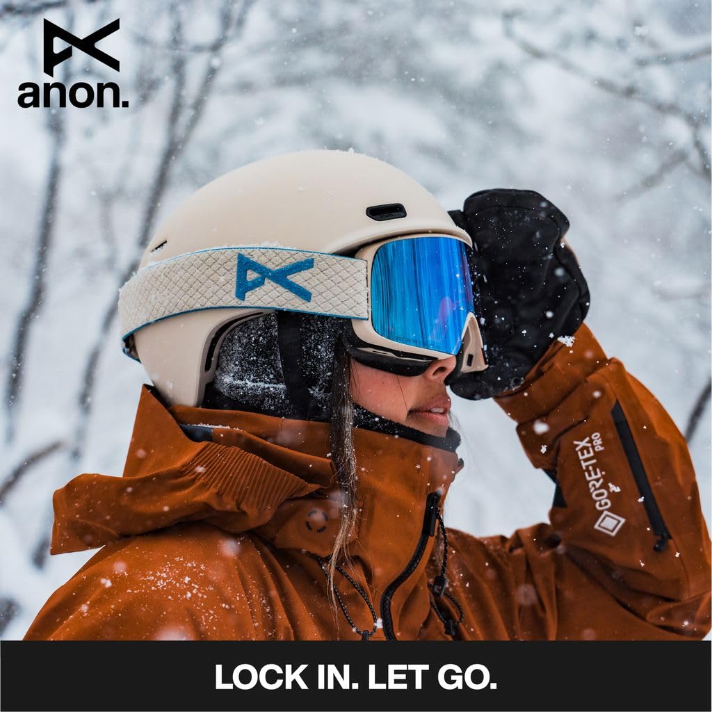 Anon M5 on skier in snowfield showcasing real-world clarity and comfort