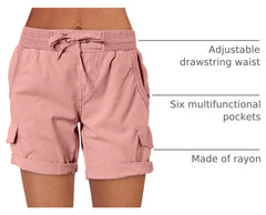 ANRABESS back pocket and hem detail highlighting sturdy construction benefit