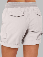 ANRABESS model hiking in shorts showing mobility and outdoor readiness