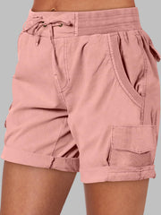 ANRABESS closeup of elastic waistband and drawstring for adjustable fit